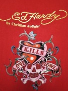 Bluza Ed Hardy rozpinana czerwona M