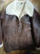Super polski kożuch kurtka skórzana XL/XXL skóra owcza shearling sheelskin