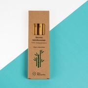 Słomki bambusowe 12 szt. ekologiczne z czyścikiem