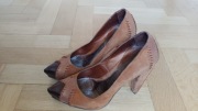 Buty szpilki czółenka Massimo Poli roz 37 obc 10cm