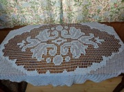 Szydełkowy obrus 150x115