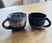 Ceramiczne dwa kubki
