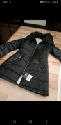 Nowa czarna puchowa kurtka