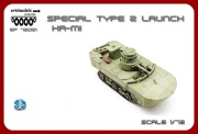 Model z druku 3D Special Type 2 Launch Ka-Mi  1/72