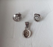 Srebrny komplet biżuterii