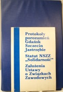 PRL 1981 Protokoły Porozumień Statut NSZZ Oficjalny Obieg 40 Stron KAW Ruch
