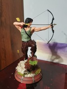 Rambo wydruk 3D, żywica pomalowana