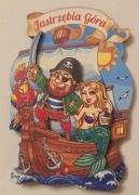 Magnes na lodówkę JAROSŁAWIEC BAŁTYK MIELNO USTKA Jastrzębia Góra 3D(1K) 