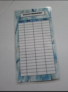 Status finansowy do bindera, oszczędnika A6