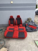 Fotele  boczki corsa d 5d czerwone 