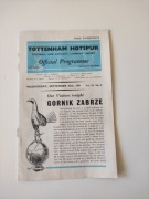 Program Tottenham Hotspur- Górnik Zabrze 61'