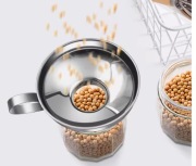 LEJEK DO KONSERW STAL NIERDZEWNA SZEROKI WLOT KUCHENNY DO SŁOIKÓW