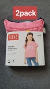 2pak bluzek dziewczęcych 122-128 bawełna