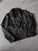 Skórzana kurtka Philipp Plein ramoneska Biker vintage luksusowa Premium
