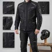 Kurtka motocyklowa BUSE Cordoba czarno-szara XXL