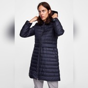 ZARA parka płaszczyk puch lekka XL