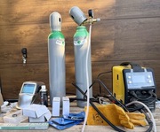 Komplet spawarka inwertorowa 220V Magnum Profi TigMig 