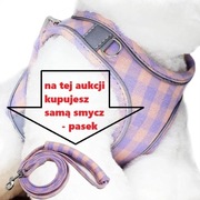 pasek do smyczy w kratkę HOUSE  7949N S i M