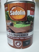 Nowy hermetyczny olej do tarasów mebli ogrodowyc Sadolin Superdeck Wenge 5L