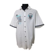 *III0 Męska koszula lniana Eagle 3XL 47/48