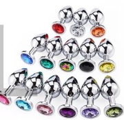 Korek analny butt plug z diamentem