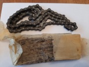 2x łańcuch (ok.120 cm), lusterko i licznik prędkości do roweru, ZSRR