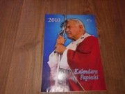 Kalendarz ścienny katolicki papieski papież Jan Paweł II 2010