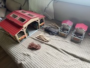 Zestaw koników , stajnia schleich