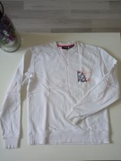 Fila biała bluza męska bawełniana przez głowę r 48