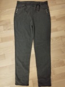 Spodnie damskie szare 