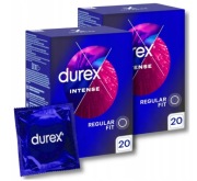 DUREX INTENSE prezerwatywy potęgujące orgazm z wypustkami i prążkami 40 szt