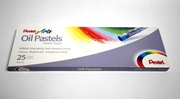 KREDKI PASTELE OLEJNE 25 SZT PENTEL