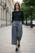 Spodnie damskie szare eleganckie najnowsza kolekcja Wendy Trendy