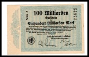 Opole - Oppeln, Reichsbahndirektion, 25.10.1923, 100 mrd Mk 