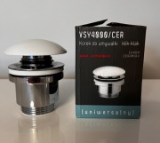 Korek do umywalki ceramiczny uniwersalny typu klik klak nowy