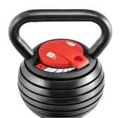Kettlebell regulowany żeliwny czarny 18 kg