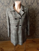 płaszcz w kratę H&M