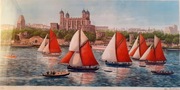 Regaty przy White Tower na Tamizie 80x50cm.
