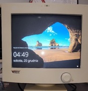 Monitor CRT 14 cali Videal model 570M  1999 rok sprawny