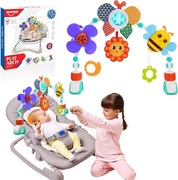 Pałąk łuk zawieszka zabawka sensoryczna do łóżeczka wózka fotelika 