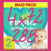 MEGA OKAZJA Pieluszki Pampers 2  4-8 kg 72 szt. 