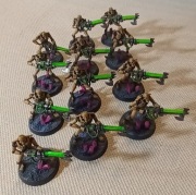 12 nekronów, pomalowani, solidny tabletop