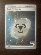 Cosmos Holo PRIZE PACK Basic Energy 016 Metal Karta POKEMON TCG S&V