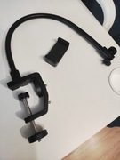 Uchwyt, ramię do smartfona lub aparatu z "gęsia szyją"