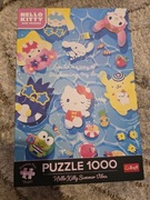 Puzzle 1000 elementów Hello Kitty,Trefl,Premium Plus Quality, 48x68,3 cm