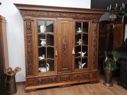 Dębowa biblioteka witryna  antyk 866 /2025 