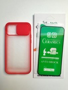 Nowe Etui iPhone 12 z klapką na aparat + szkło ceramiczne