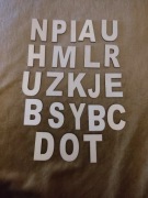 Litery ze sklejki 6cm