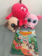 Gang bystrzaków maskotki + książka świnka pomidor piesek