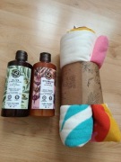 zestaw Żel pod prysznic kawa oliwka 2x 400 ml Yves Rocher  gratis  ręcznik 